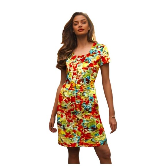 Erin Healy One of a Kind Custom Made Orange Blossom Polished Brocade Dre… - Picture 2 of 11